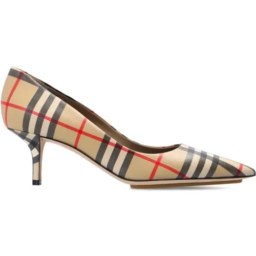 Checked stiletto pumps , female, Sizes: 4 UK - Burberry - Modalova