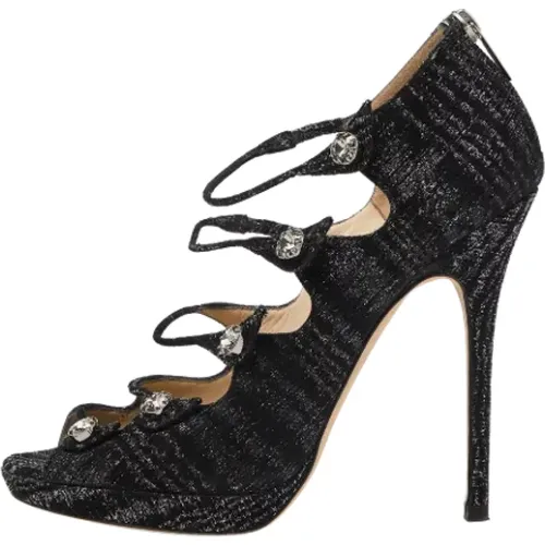 Pre-owned Pumps, female, , Size: 7 1/2 US Pre-owned Fabric sandals - Jimmy Choo Pre-owned - Modalova