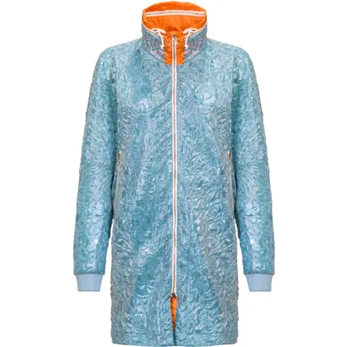 Stylish Sea Foam & Orange Outerwear , female, Sizes: M, S, XS, L - Takaturna - Modalova