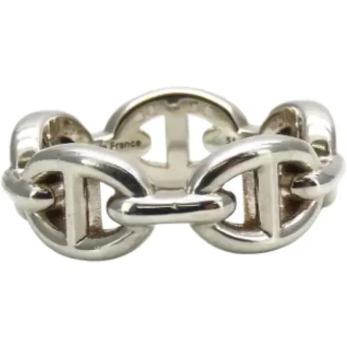 Pre-owned Jewellery, female, , Size: ONE SIZE Pre-owned Metal rings - Hermès Vintage - Modalova