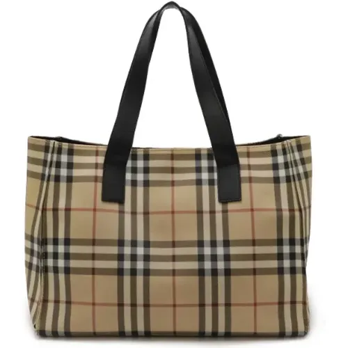 Pre-owned Tote Bags, female, , Size: ONE SIZE Pre-owned Canvas totes - Burberry Vintage - Modalova