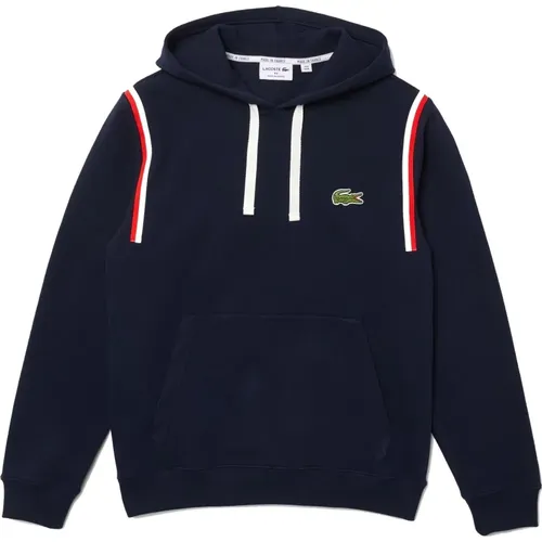 Hoodies, male, , Size: M Made in France Fleece Hoodie - Lacoste - Modalova