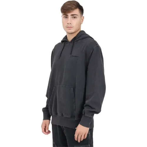 Schwarzer Hoodie Pullover Streetwear Stil , Herren, Größe: XL - Dickies - Modalova