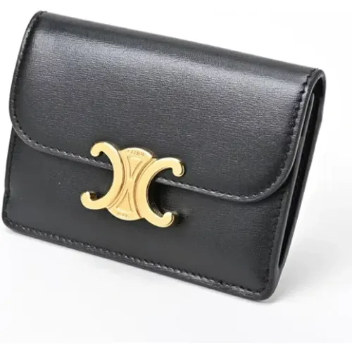 Pre-owned Wallets, female, , Size: ONE SIZE Pre-owned Leather wallets - Celine Vintage - Modalova