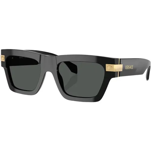 Stylische Sonnenbrille , Herren, Größe: 52 MM - Versace - Modalova