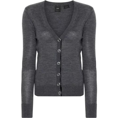 Lana Cardigan Pullover , Damen, Größe: L - pinko - Modalova