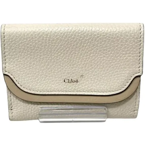 Pre-owned Wallets, female, , Size: ONE SIZE Pre-owned Leather wallets - Chloé Pre-owned - Modalova