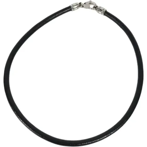 Pre-owned Jewellery, female, , Size: ONE SIZE Pre-owned Leather necklaces - Bvlgari Vintage - Modalova