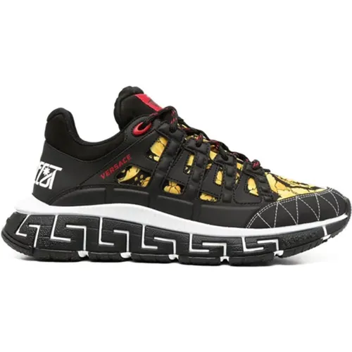 Trigreca Trainers , male, Sizes: 5 1/2 UK - Versace - Modalova