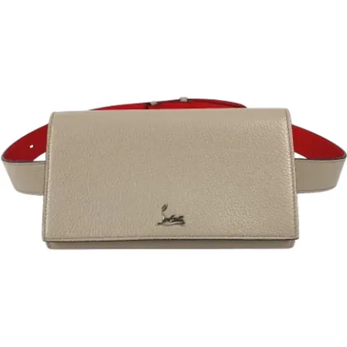 Pre-owned Belt Bags, female, , Size: ONE SIZE Pre-owned Leather crossbody-bags - Christian Louboutin Pre-owned - Modalova