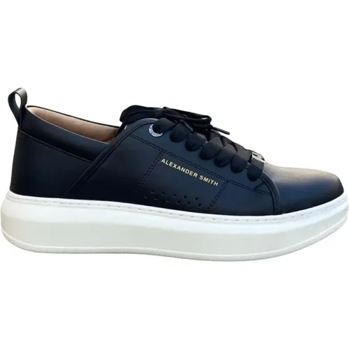 Herren-Sneaker mit gesticktem Logo - Alexander Smith - Modalova