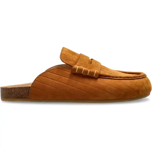Mules, female, , Size: 9 US Leather slides - JW Anderson - Modalova
