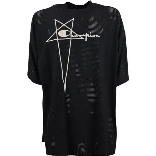 Oversized T-Shirt , male, Sizes: XS - Rick Owens - Modalova