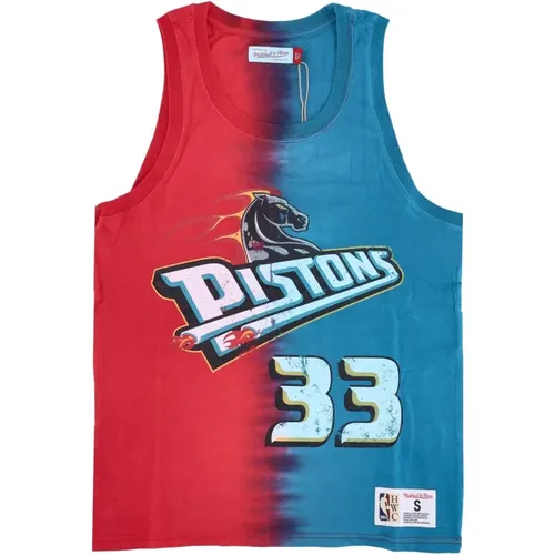 Sportswear, male, , Size: L Grant Hill Detroit Pistons Tank Top - Mitchell & Ness - Modalova