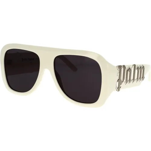 Vintage Oversized Sunglasses Sonoma 10107 , unisex, Sizes: 58 MM - Palm Angels - Modalova