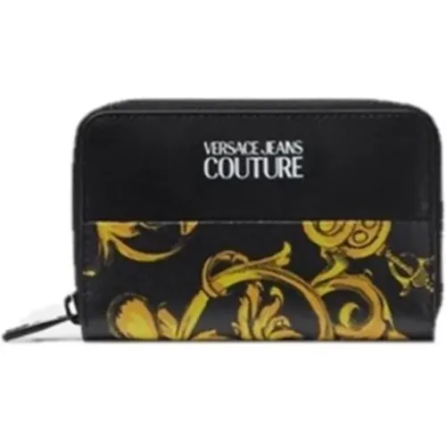 Barocco Print Wallet for Modern Men , male, Sizes: ONE SIZE - Versace Jeans Couture - Modalova