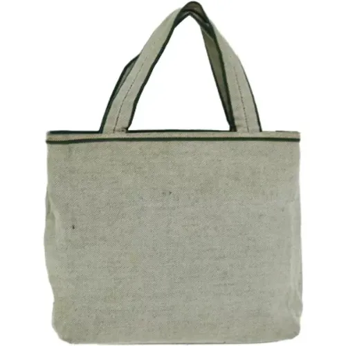 Pre-owned Tote Bags, female, , Size: ONE SIZE Pre-owned Canvas handbags - Prada Vintage - Modalova