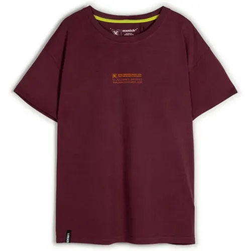 Bordeaux Bedrucktes Oversize Urban T-Shirt - Munich - Modalova