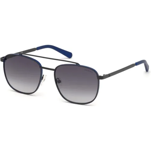Stilvolle Sonnenbrille Schwarz/Grau Verlauf - Guess - Modalova