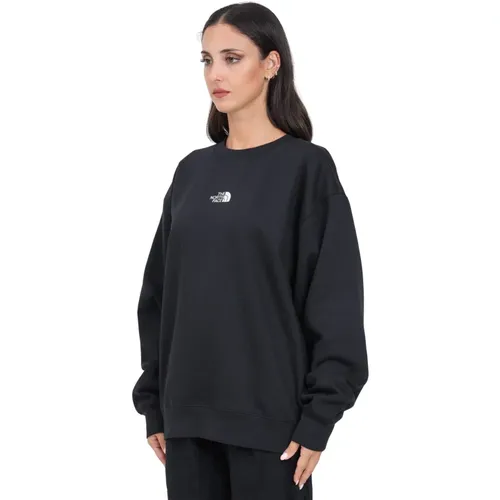 Essentieller Schwarzer Rundhalsausschnitt Pullover , Damen, Größe: XS - The North Face - Modalova