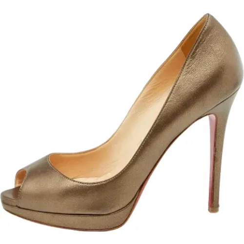 Pre-owned Pumps, female, , Size: 7 US Pre-owned Leather heels - Christian Louboutin Pre-owned - Modalova