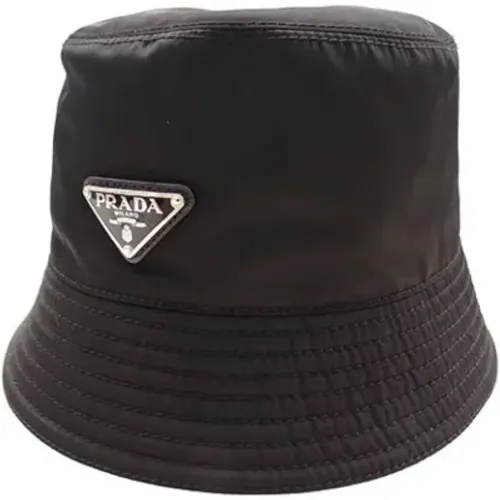 Pre-owned Accessories, female, , Size: ONE SIZE Pre-owned Nylon hats - Prada Vintage - Modalova