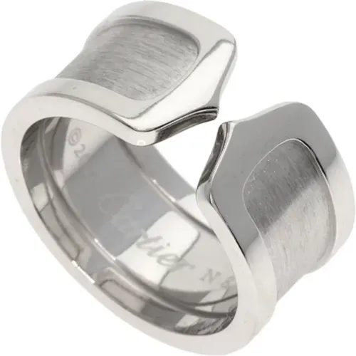 Pre-owned White Gold rings , female, Sizes: ONE SIZE - Cartier Vintage - Modalova