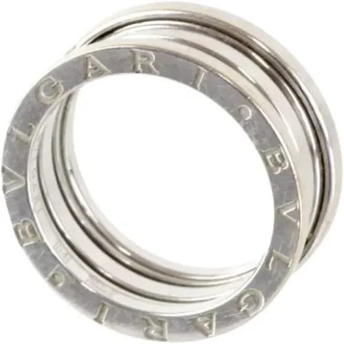 Pre-owned Jewellery, female, , Size: ONE SIZE Pre-owned White Gold rings - Bvlgari Vintage - Modalova