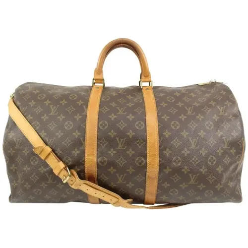 Used Weekend Bag, Fh8911, Length: 22 , female, Sizes: ONE SIZE - Louis Vuitton Vintage - Modalova