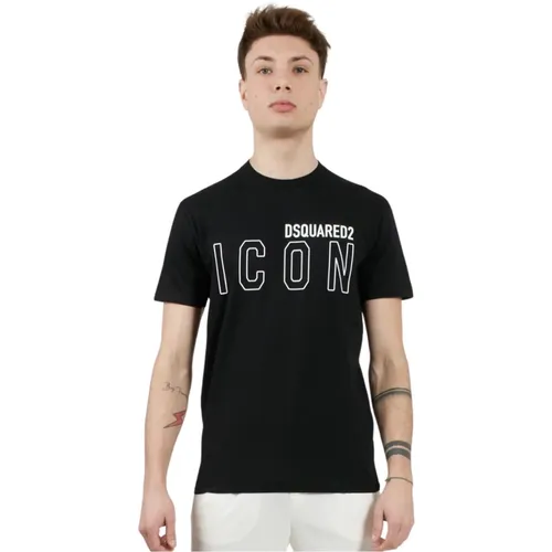 Icon T-Shirt , Herren, Größe: XL - Dsquared2 - Modalova