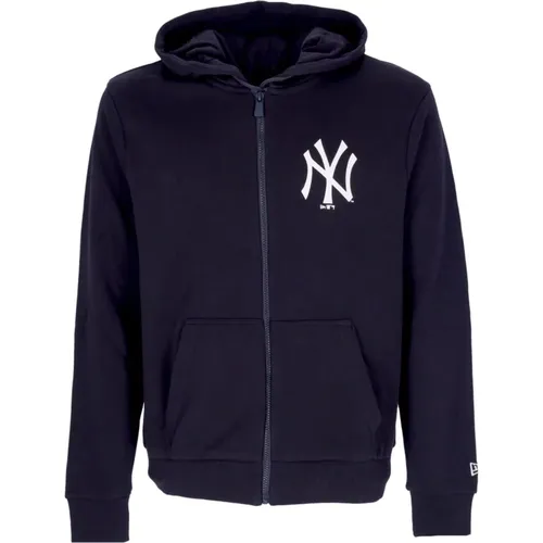 Zip-throughs, female, , Size: XL Yankees Zip Hoodie Navy/White - new era - Modalova