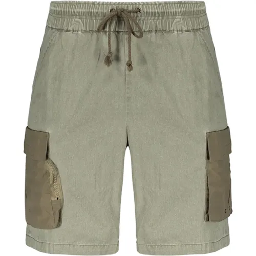 Elastische Bermuda-Shorts mit Taschen , Herren, Größe: XS - John Elliott - Modalova