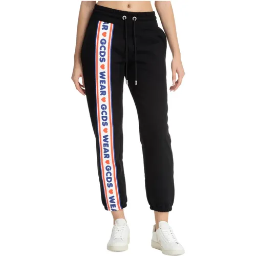 Sweatpants, female, , Size: S Cute Tape Logo Sweatpants - Gcds - Modalova