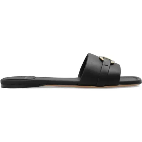 Leah slides , Damen, Größe: 36 1/2 EU - Salvatore Ferragamo - Modalova