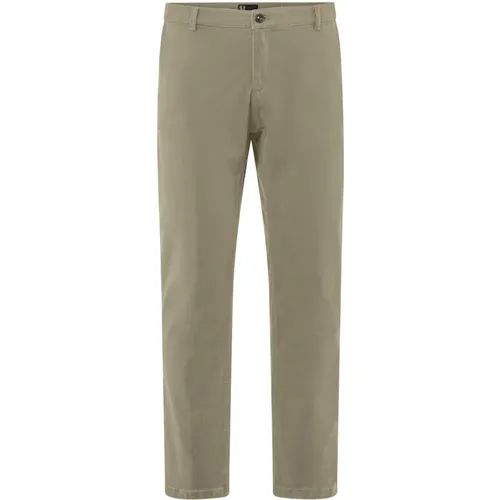 Chinos, male, , Size: W31 Slim Fit Cotton Stretch Twill Pants - BomBoogie - Modalova