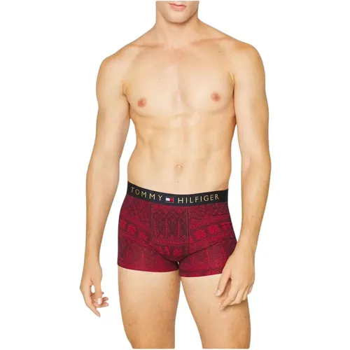 Bottoms, male, , Size: XS Cotton Blend Boxer Shorts - Tommy Hilfiger - Modalova