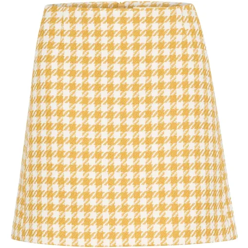 A-line Skirt Ceylon Check Print , female, Sizes: M, XL, S - InWear - Modalova