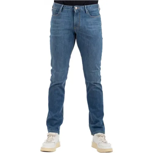 Men's Jeans Classic Style , male, Sizes: W31, W34, W30, W36, W32 - Emporio Armani - Modalova