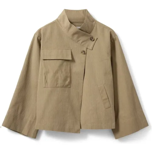 Light Jackets, female, , Size: L Light Camel Jacket for Women - Sofie Schnoor - Modalova