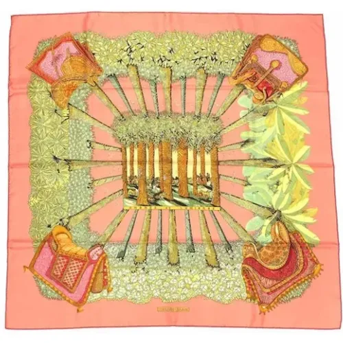 Pre-owned Scarves, female, , Size: ONE SIZE Pre-owned Silk scarves - Hermès Vintage - Modalova