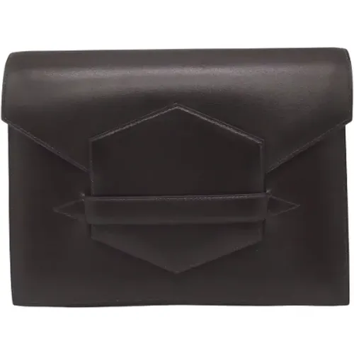 Pre-owned Clutches, female, , Size: ONE SIZE Pre-owned Leather clutches - Hermès Vintage - Modalova