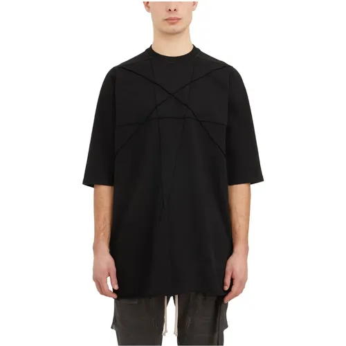 Baumwoll Jumbo T-Shirt , Herren, Größe: L - Rick Owens - Modalova