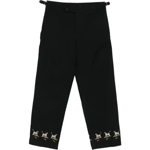 Straight Trousers, male, , Size: W33 Straight Trousers - Bode - Modalova