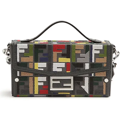 Handbags, male, , Size: ONE SIZE Multicolour Shoulder Bag Soft Trunk - Fendi - Modalova