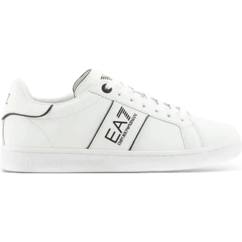 Perforierte Ledersneaker - Emporio Armani EA7 - Modalova