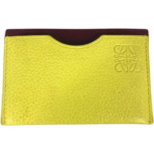 Pre-owned Wallets, female, , Size: ONE SIZE Pre-owned Leather wallets - Loewe Pre-owned - Modalova