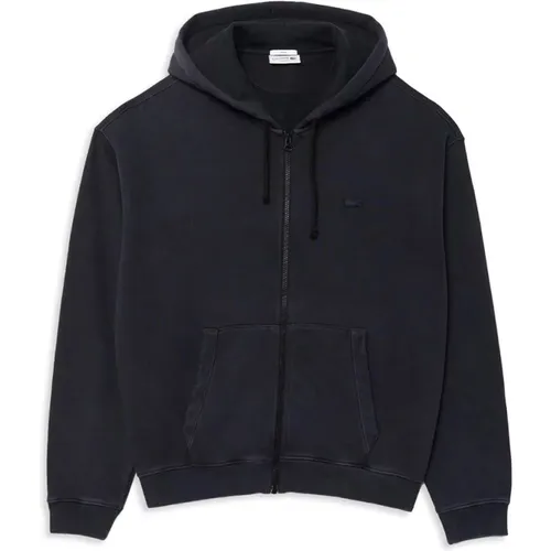 Zip-throughs, male, , Size: M Hoodie Loose Fit - Lacoste - Modalova