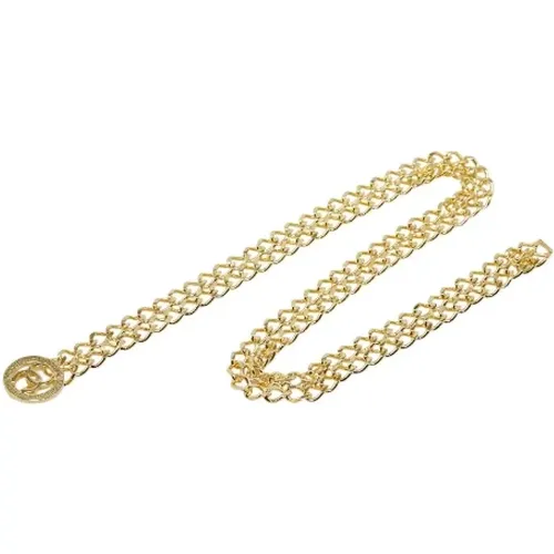 Pre-owned Belts, female, , Size: ONE SIZE Pre-owned Metal belts - Chanel Vintage - Modalova