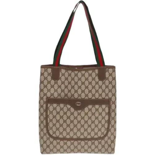 Pre-owned Tote Bags, female, , Size: ONE SIZE Pre-owned Canvas totes - Gucci Vintage - Modalova