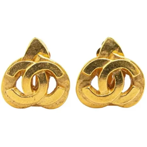 Pre-owned Jewellery, female, , Size: ONE SIZE Pre-owned Fabric earrings - Chanel Vintage - Modalova